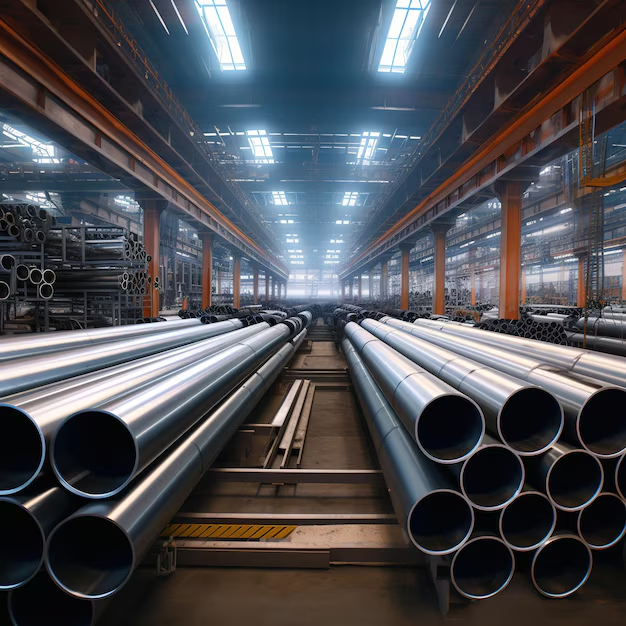 Steel plant illustration